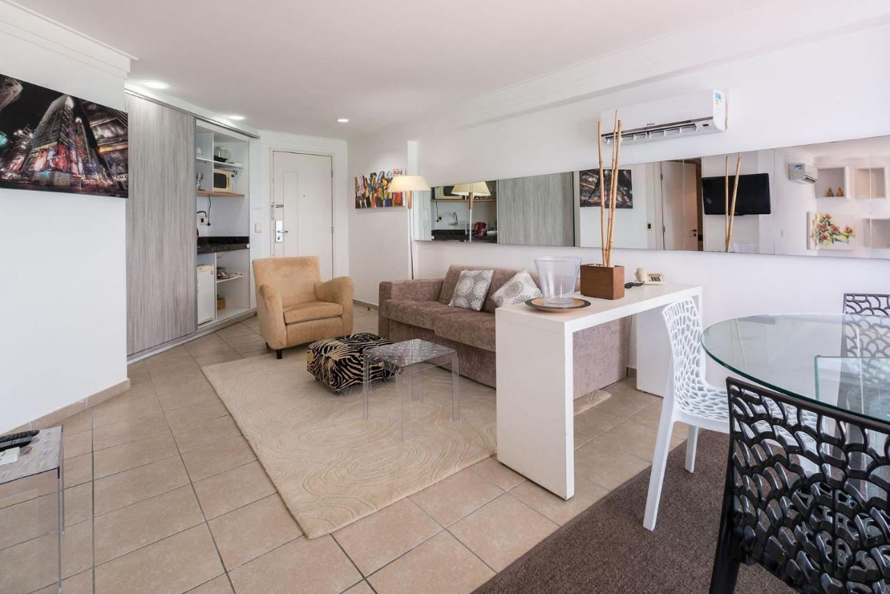 Apartamento Excelente Flat Beira Mar Da De Boa Viagem Rad2704 *
